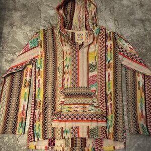 Boho Beach Mulitcolor Pullover Hoodie